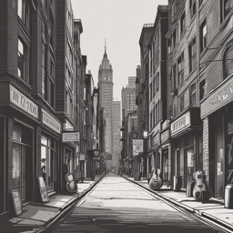 吉他與爵士鼓，寂寞孤獨的城市街道